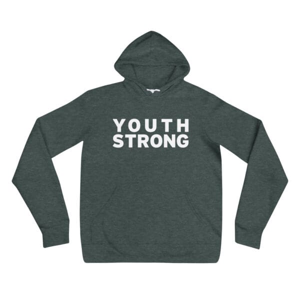 Youth Strong hoodie sweatshirt.